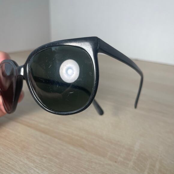 Vintage Bausch and Lomb Sunglasses Frame France Polished Black READ - Picture 9 of 16